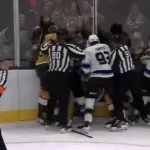 WWE-style chaos erupts during wild Vegas-Utah scrum