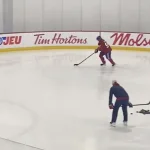 Entraînement du Canadien de Montréal, en direct de Brossard.