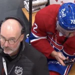 Arber Xhekaj phone in penalty box