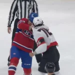 Canadiens prospect Tyler Thorpe drops gloves in heated Senators preseason fight