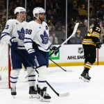 William Nylander reacts to Matthew Knies trade with fiery Instagram message Mar 24, 2026; Boston, Massachusetts, USA; As Boston Bruins defenseman Charlie McAvoy (73) skates away, Toronto Maple Leafs right wing William Nylander (88) smiles with left wing Matthew Knies (23) after Knies scored during the third period at TD Garden. Mandatory Credit: Winslow Townson-Imagn Images