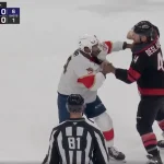 Bokondji Imama and Nic Deslauriers drop gloves in first NHL fight of season