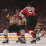 Sidney Crosby takes a massive hit from Rasmus Ristolainen, and the Penguins' response is savage