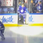 Gavin McKenna rookie lap interupted by Sergei Bobrovsky
