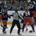 Major chaos erupts as Zach Metsa fights giant Mathieu Olivier