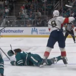 Brady Tkachuk cheap-shots Macklin Celebrini then gets rocked by Jacob Trouba