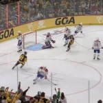 Séquence du match entre le Canadien de Montréal et les Penguins de Pittsburgh.