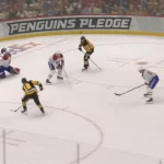 Séquence du match entre le Canadien de Montréal et les Penguins, en direct de Pittsburgh.