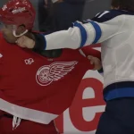 Special scene in the Jets locker room involving Scott Arniel and rookie Tyrel Bauer