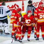 Connor Zary among three notable NHL players placed on waivers Apr 12, 2026; Calgary, Alberta, CAN; Calgary Flames center Connor Zary (47) celebrates his goal with teammates against the Utah Mammoth during the first period at Scotiabank Saddledome. Mandatory Credit: Sergei Belski-USA TODAY Sports