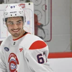 Jean-Samuel Daigneault, repêché samedi dernier, a participé à la première journée du camp de développement du Canadien, mercredi à Brossard.