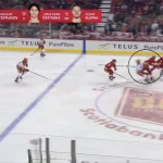Kevin Bahl sits down Sam Colangelo with a big open-ice check