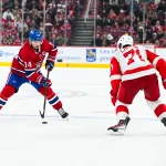 Dylan Larkin trade to Canadiens could hinge on one key factor, insider says Oct 10, 2026; Montreal, Quebec, CAN; Montreal Canadiens center Nick Suzuki (14) plays the puck against Detroit Red Wings center Dylan Larkin (71) during the third period at Bell Centre. Mandatory Credit: David Kirouac-Imagn Images
