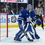 New York Rangers looking to trade for Toronto Maple Leafs goalie Oct 6, 2026; Toronto, Ontario, CAN; Toronto Maple Leafs goaltender Anthony Stolarz (41) follows the play against the Nashville Predators during the second period at Scotiabank Arena.