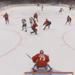 Séquence du match entre le Canadien de Montréal et les Capitals de Washington, sur les ondes d'Amazon Prime Video.