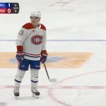 Séquence où l'attaquant du Canadien de Montréal, Cole Caufield, a écopé d'une pénalité face aux Capitals de Washington.