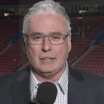 Le descripteur des matchs du Canadien de Montréal, Alain Crête, sur les ondes de RDS.