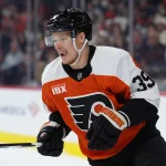 Oct 13, 2026; Philadelphia, Pennsylvania, USA; Philadelphia Flyers right wing Matvei Michkov (39) in action against the Seattle Kraken in the first period at Xfinity Mobile Arena.