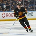 Maple Leafs & Canucks complete blockbuster deal for 6-foot-2 center Oct 3, 2026; Vancouver, British Columbia, CAN; Vancouver Canucks forward Aatu Raty (54) skates against the Calgary Flames in the first period at Rogers Arena.