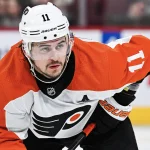 Scoop impliquant Travis Konecny : le Canadien est lié à l'attaquant des Flyers 28 mars 2024 ; Montréal, Québec, Canada ; Travis Konecny (11), ailier droit des Flyers de Philadelphie, attend la mise en jeu face aux Canadiens de Montréal au cours de la troisième période au Centre Bell.