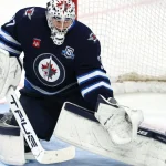 Winnipeg Jets goalie Connor Hellebuyck