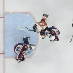 Porter Martone goaltender interference call on Michkov goal Flyers vs. Avalanche