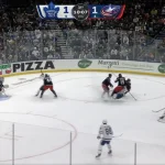 Adam Fantilli levels Kirill Marchenko with huge hit after pointed pregame comments
