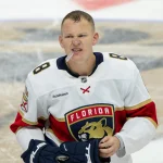 Oct 21, 2026; Ottawa, Ontario, CAN; Florida Panthers left wing Brady Tkachuk (8) skates to the penalty box in the third period against the Ottawa Senators at the Canadian Tire Centre. Mandatory Credit: Marc DesRosiers-Imagn