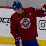 Juraj Slafkovsky injured at Canadiens practice