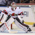 New York Rangers sign polarizing goalie to replace Igor Shesterkin Mar 23, 2026; New York, New York, USA; Ottawa Senators goaltender James Reimer (47) at Madison Square Garden.