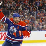 NHL Player Safety gives official ruling on Leon Draisaitl hit on Auston Matthews Oct 22, 2026; Edmonton, Alberta, CAN; Edmonton Oilers forward Leon Draisaitl (29) celebrates after scoring a goal against the Carolina Hurricanes during the third period at Rogers Place.