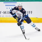 Oct 22, 2026; Dallas, Texas, USA; Winnipeg Jets left wing Kyle Connor (81) in action during the game against the Dallas Stars at American Airlines Center.