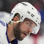 Oct 23, 2026; Denver, Colorado, USA; Tampa Bay Lightning right wing Nikita Kucherov (86) before the game against the Colorado Buffaloes at Ball Arena.
