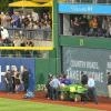 Fan in critical condition after falling 21 feet onto the field