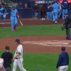 Heated altercation erupts between Vladimir Guerrero Jr. and Trevor Megill