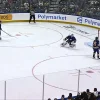 Morgan Geekie gets wild center-ice goal thanks to lucky bounce