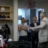 Arber Xhekaj’s locker-room reaction has Canadiens fans talking despite Game scratch