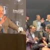 Martin St-Louis makes touching gesture mid press conference following 6-2 win over Sabres