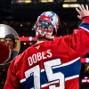 Samuel Montembeaults locker room gesture toward Jakub Dobes after Game win draws reaction