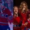Un gros geste pos&eacute; pendant lhymne national avant le match du Canadien ne passe pas inaper&ccedil;u