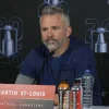 Martin St-Louis ne m&acirc;che pas ses mots et il vise directement un jeune d&eacute;fenseur du CH devant les m&eacute;dias