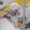 Une photo apr&egrave;s son hospitalisation montre lampleur de la blessure de Brayden McNabb