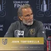 John Tortorella snaps at reporter over Carter Hart question after Vegas Game loss