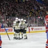 Majeur Kent Hughes au t&eacute;l&eacute;phone avec les Bruins pour une transaction impliquant un gros attaquant