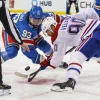 Unusual scene as Rangers forward spotted in Brossard wearing Montreal Canadiens gear