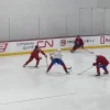 Kent Hughes latest signing joins Ivan Demidov and Alex Zharovsky on the ice in Brossard