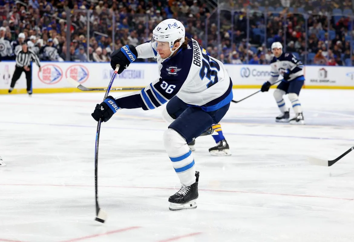 Morgan Barron stats hockey